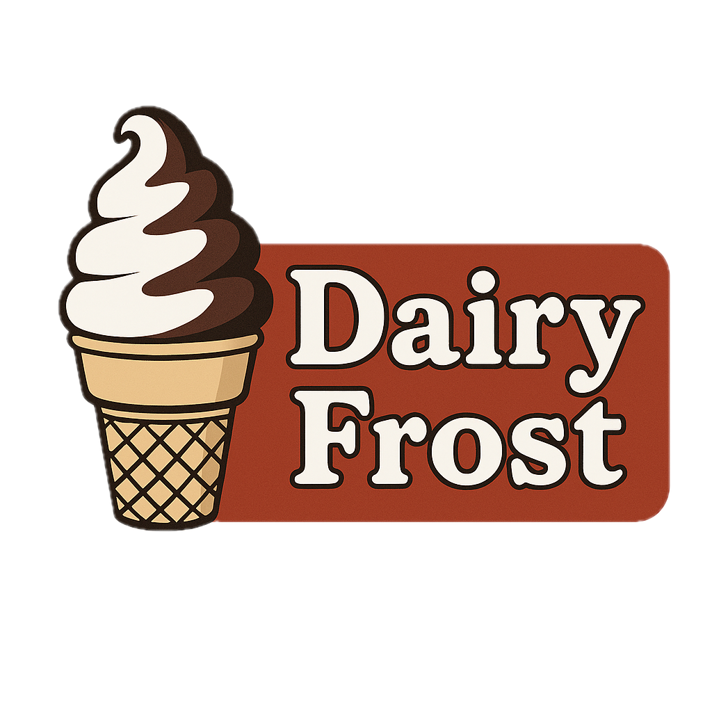 Dairy Frost original ice cream cone logo
